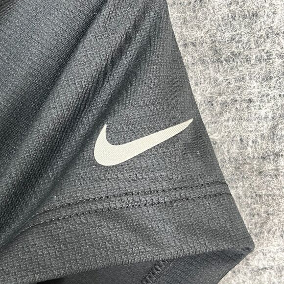 Nike Golf Shirt Womens Medium Black Polo‎ Dri Fit Performance Sundance - Picture 4 of 9